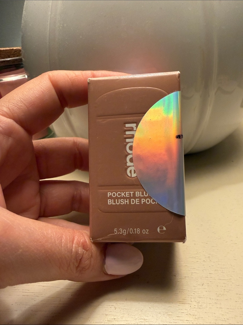 RHODE Pocket Blush Compact - Nude Pink